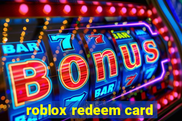 roblox redeem card